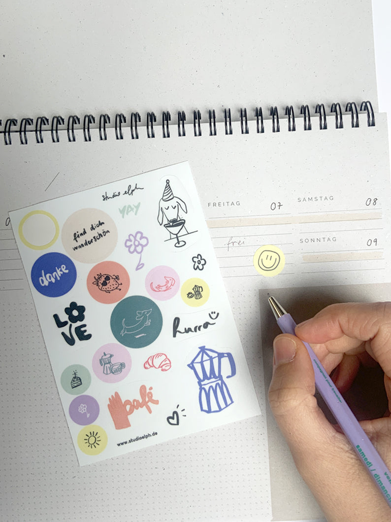 Stickerbogen - DIN A6