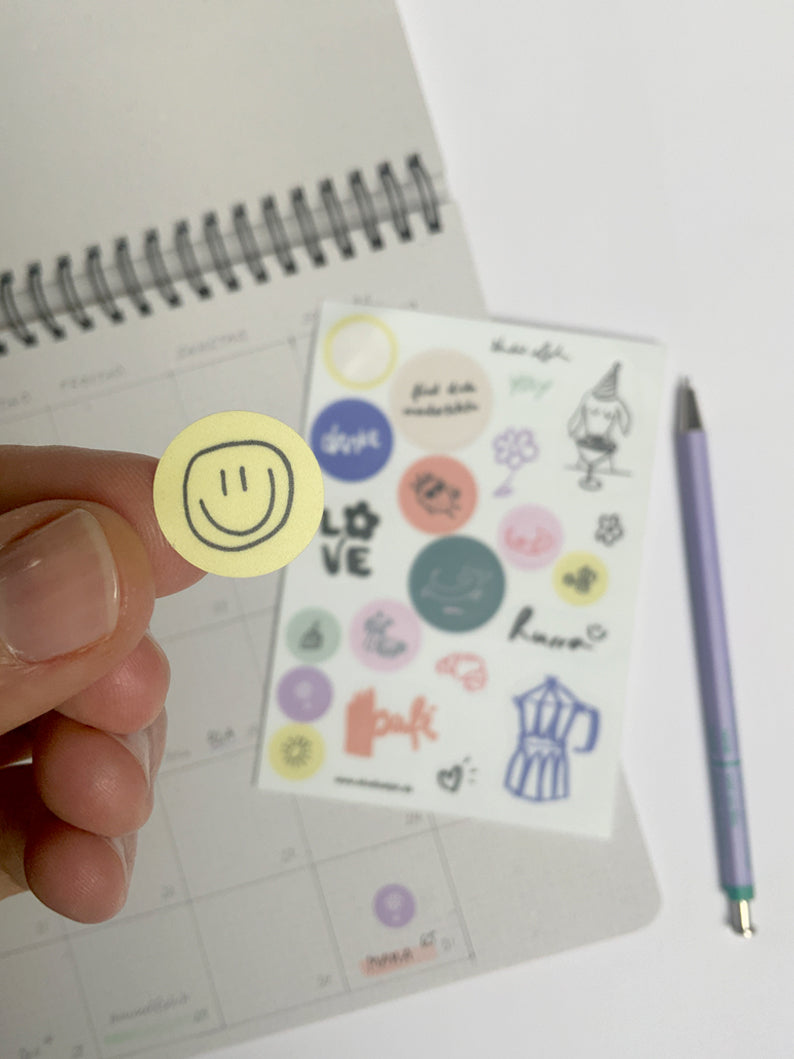 Stickerbogen - DIN A6