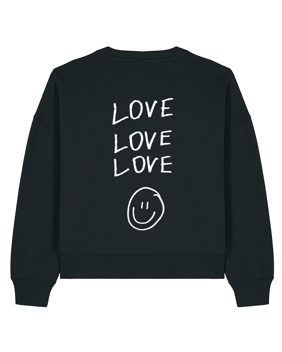 love love love - Women Sweater, schwarz
