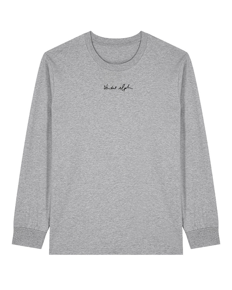 smiley - Unisex Longsleeve, grey