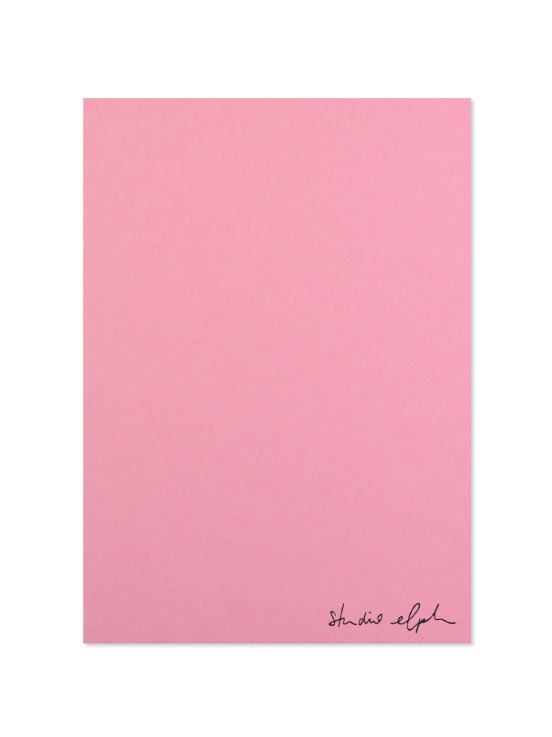merry christmas - Postkarte, pink