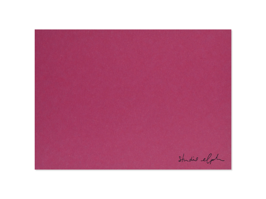 frohes alles! - Postkarte, weinrot