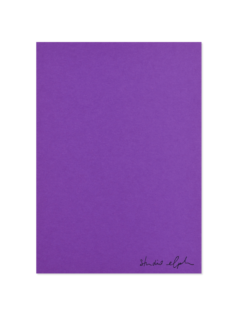 ciao! - Postkarte, purple