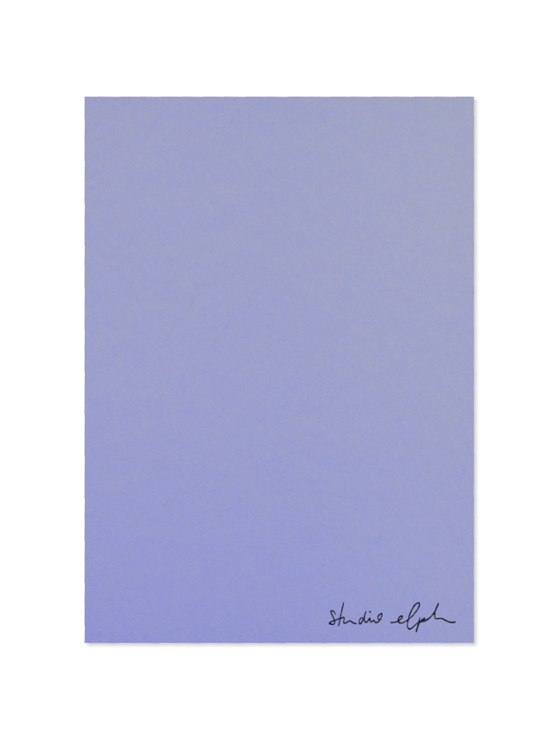 birthday dacklo - Postkarte, blau