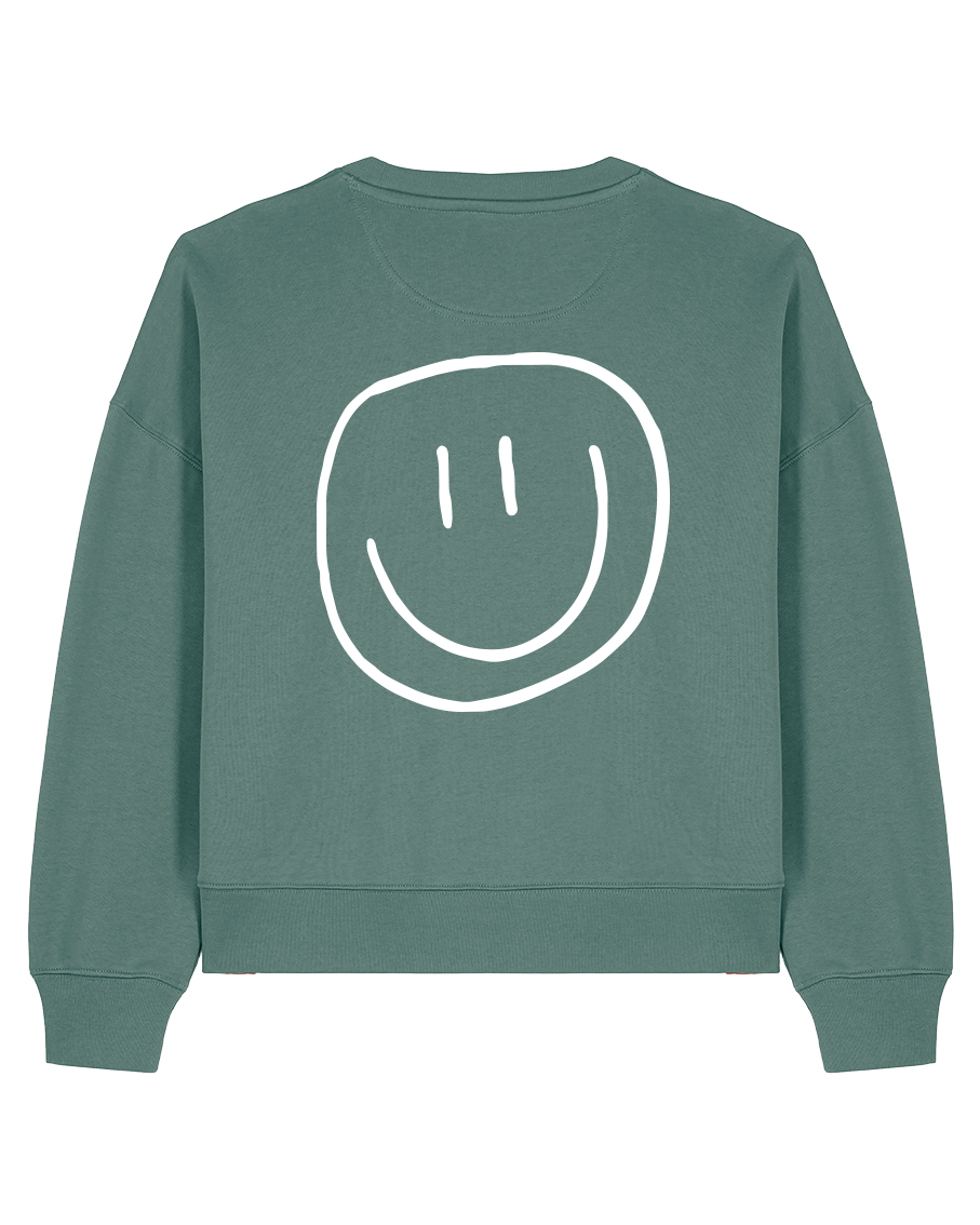 smiley - Women Sweater, green