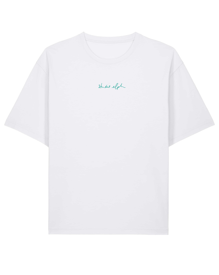 dacklo - Unisex Shirt, weiß/mintgrün