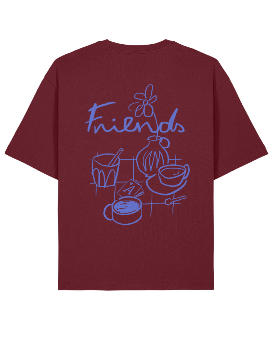 friends - Unisex Shirt, burgundy