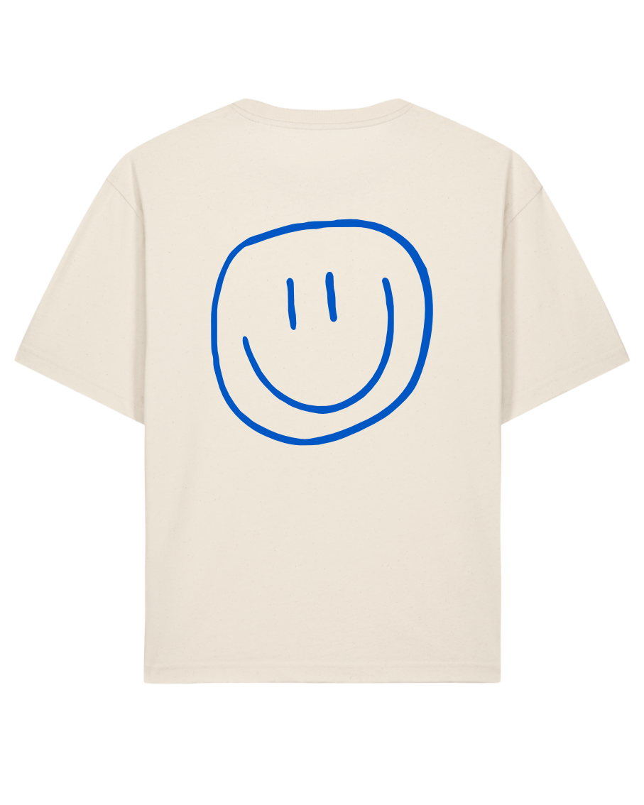 smiley - Unisex Shirt, nature/blue