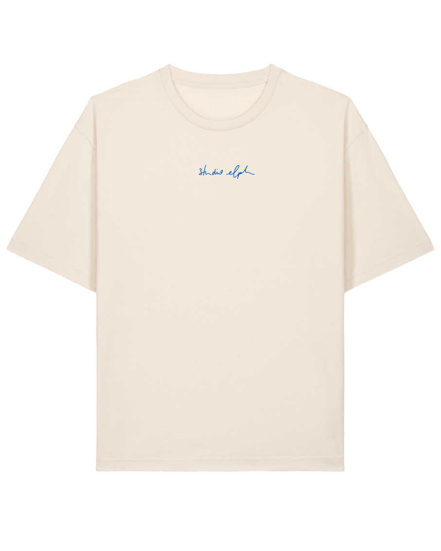 smiley - Unisex Shirt, nature/blue