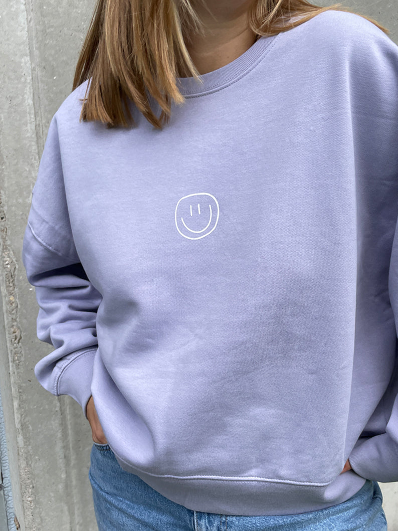 little smile - Women Sweater, lilac