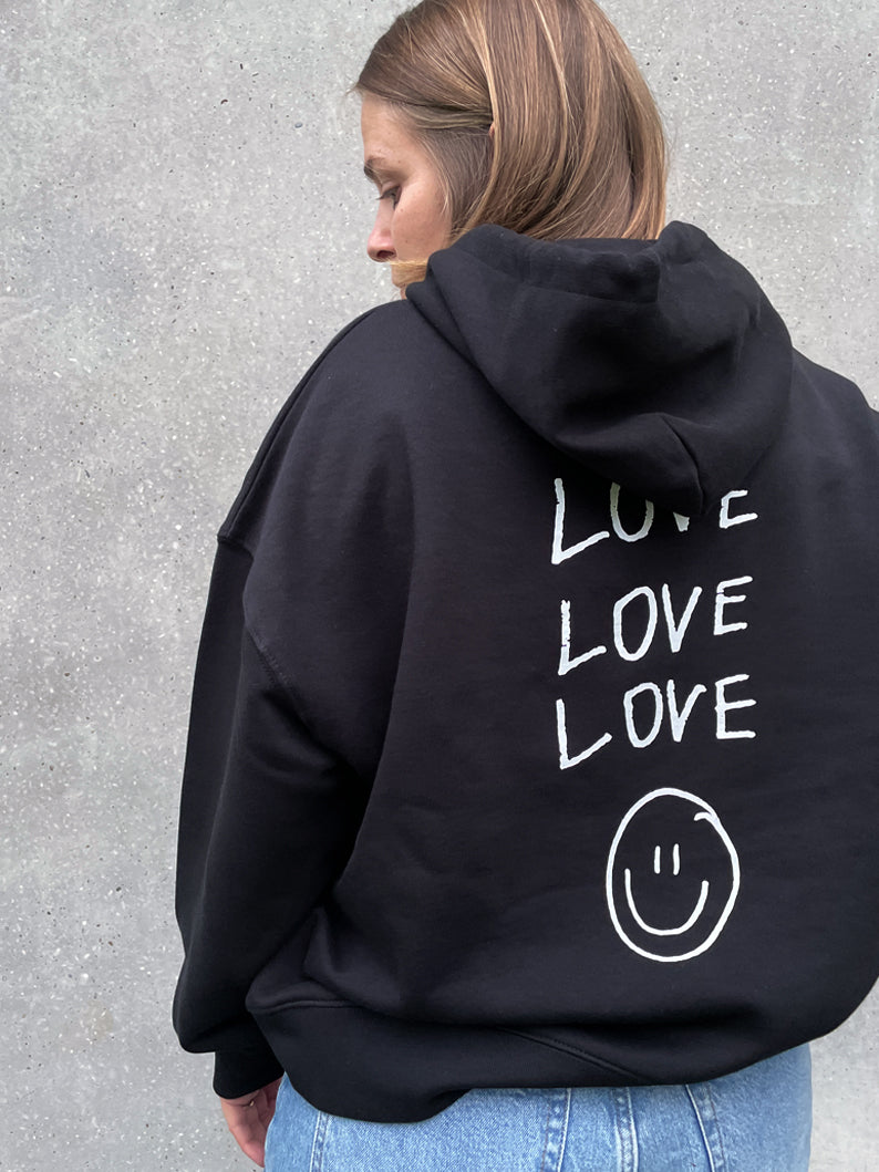 love love love - Women Hoodie, schwarz