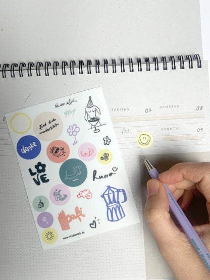 Stickerbogen - DIN A6