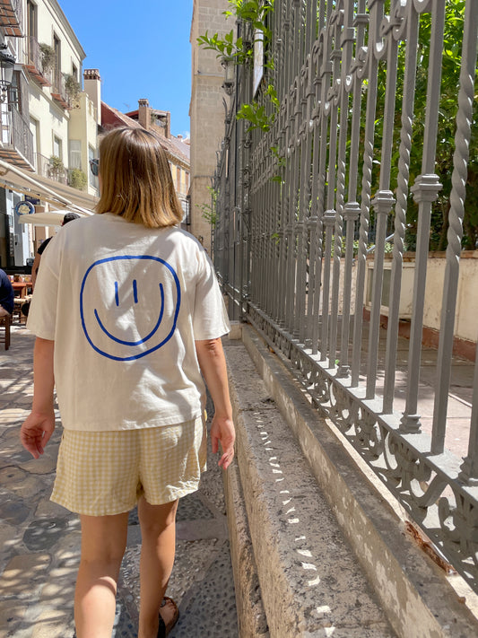 smiley - Women Shirt, nature/blue