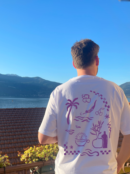 summer - Unisex Shirt, weiß
