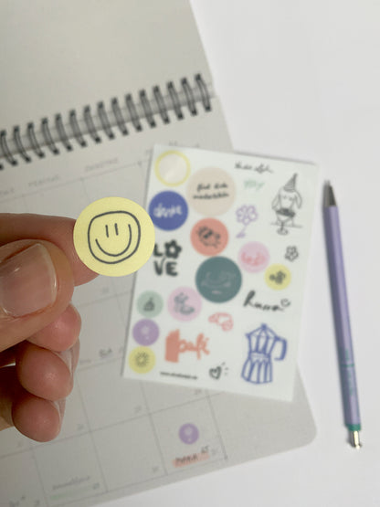 Stickerbogen - DIN A6