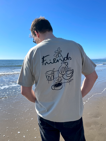 friends - Unisex Shirt, stone