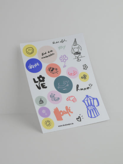 Stickerbogen - DIN A6