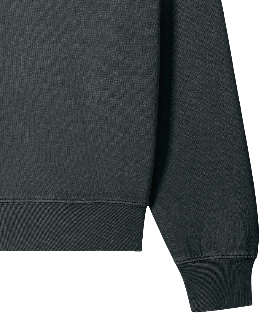 smiley - Women Hoodie, vintage black