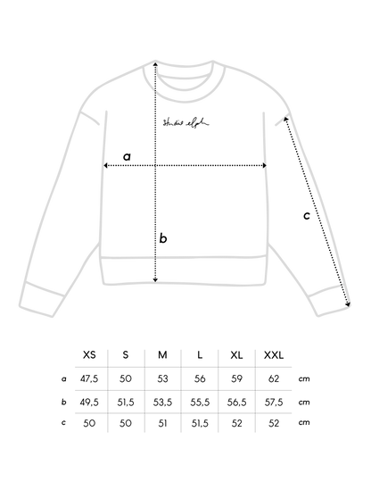 love peace joy - Women Sweater, hellblau