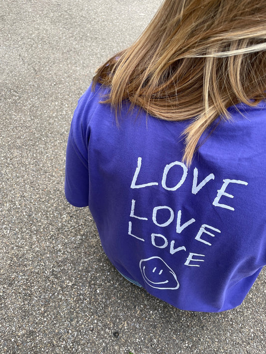 love love love - Women Shirt, purple