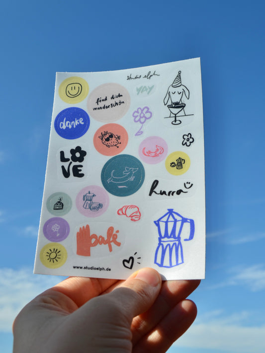 Stickerbogen - DIN A6