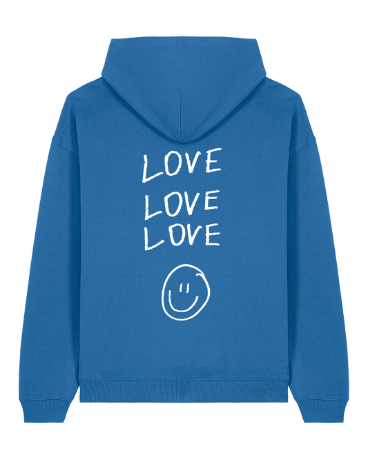love love love - Unisex Hoodie, blue