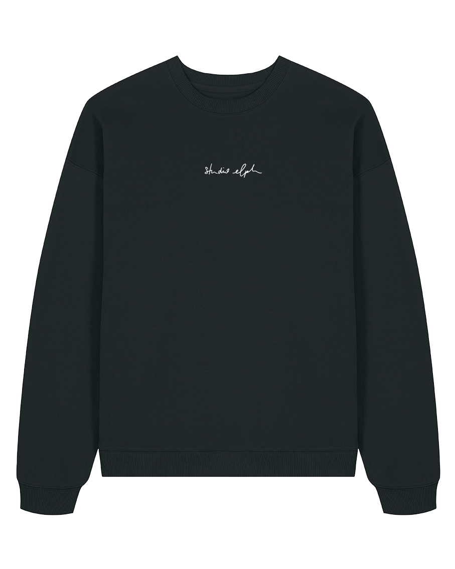 smiley- Unisex Sweater, schwarz