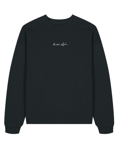 smiley- Unisex Sweater, schwarz