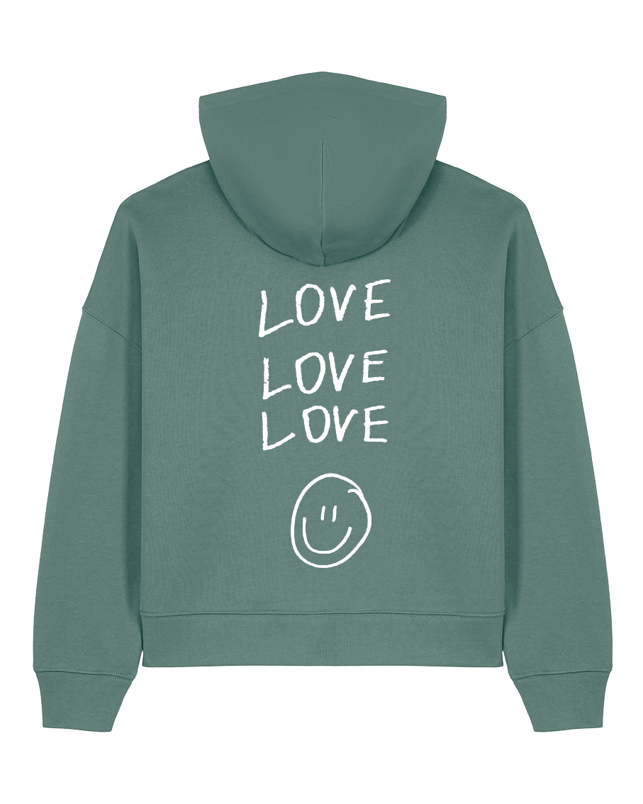 love love love - Women Hoodie, green