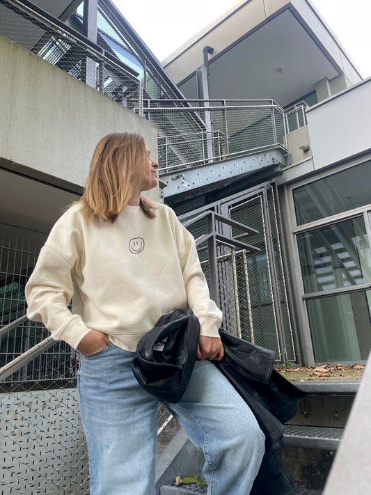 little smile - Women Sweater, nature
