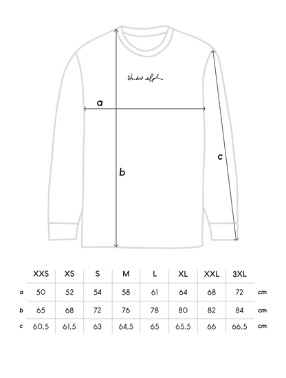 love love love - Unisex Longsleeve, grey