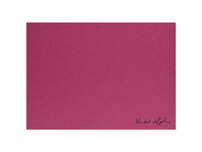 frohes alles! - Postkarte, weinrot