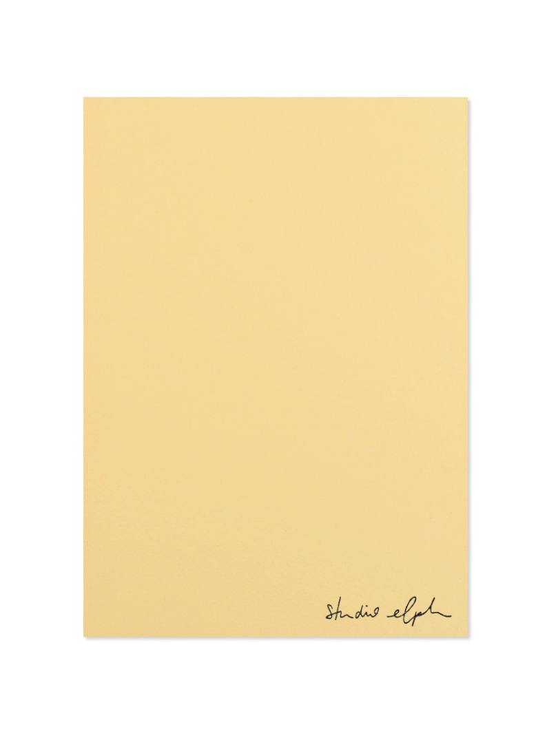 happy day - Postkarte, hellgelb
