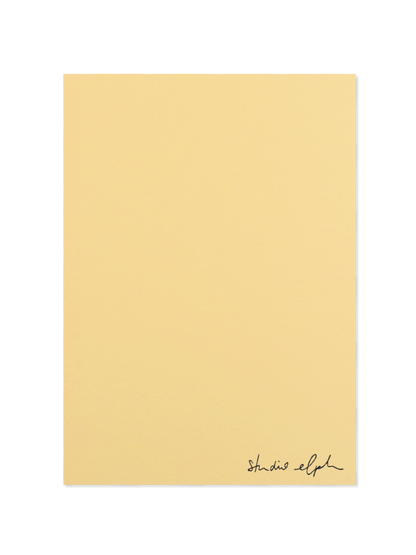 happy day - Postkarte, hellgelb