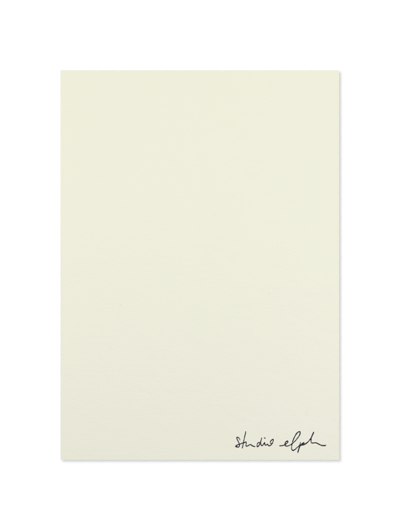 xmas - Postkarte, perlweiß