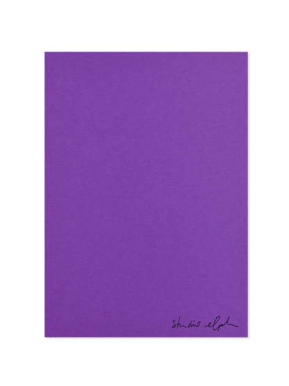 ciao! - Postkarte, purple