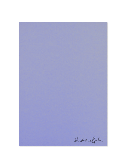 happy day - Postkarte, veilchenblau