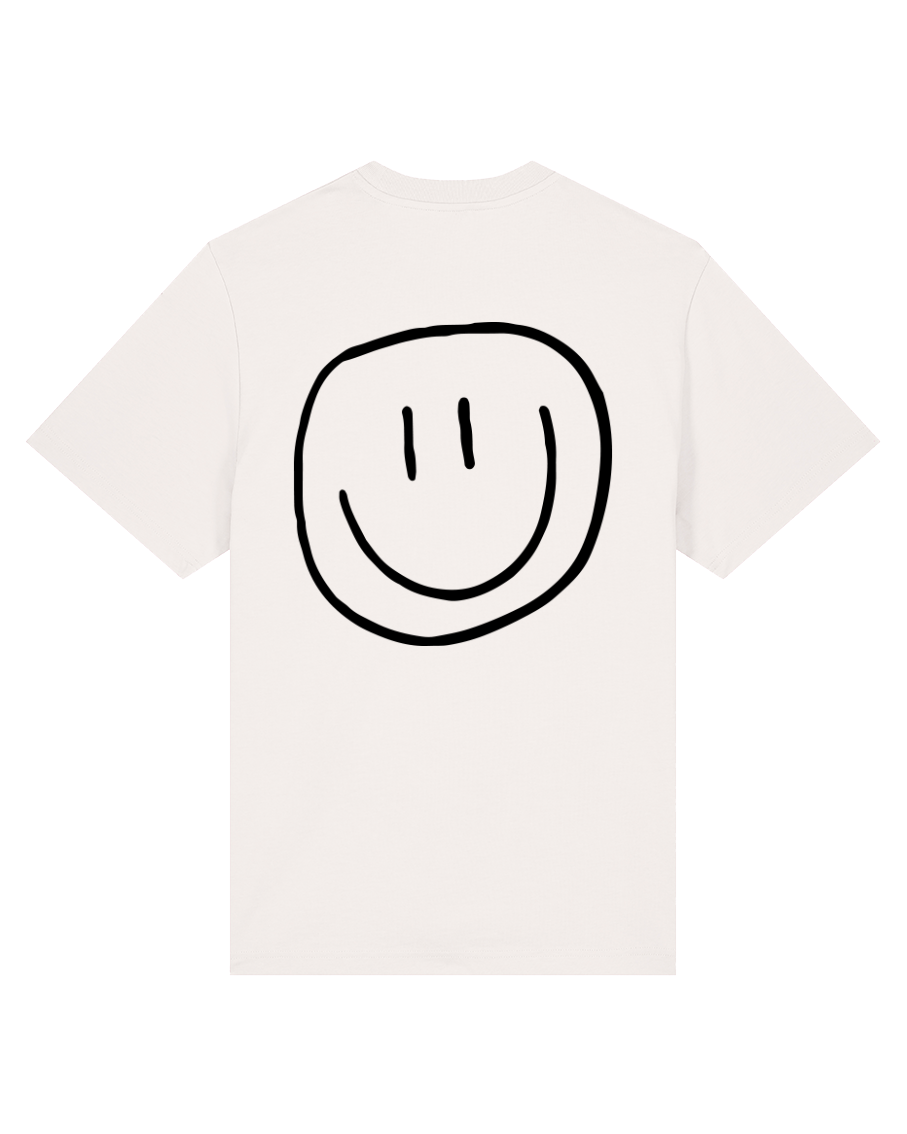 smiley - Unisex Shirt, weiß