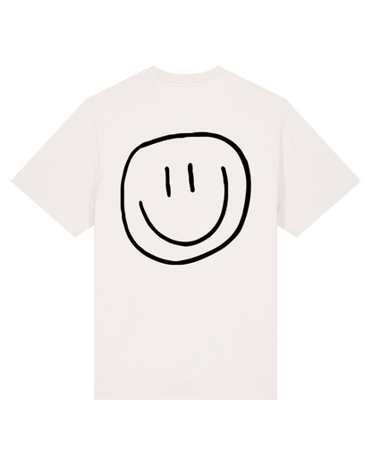 smiley - Unisex Shirt, weiß