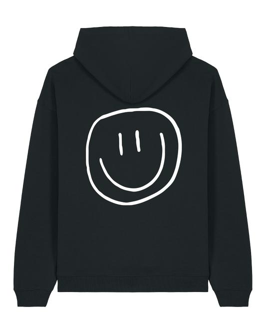 smiley - Unisex Hoodie, schwarz