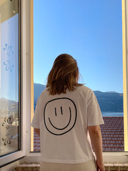 smiley - Women Shirt, weiß