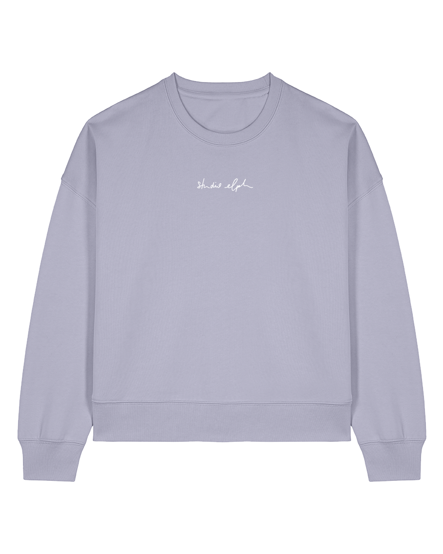 smiley - Women Sweater, lilac