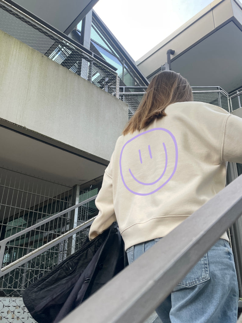 smiley - Women Sweater, nature
