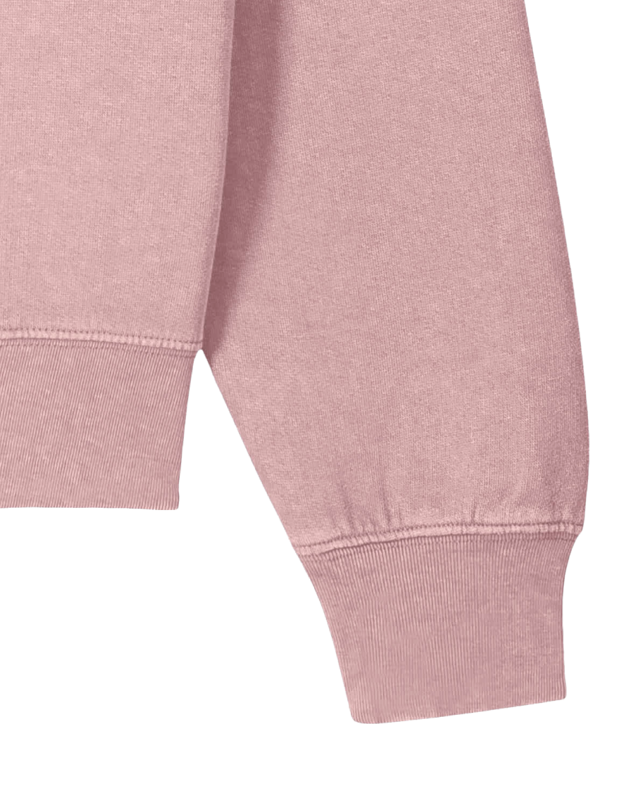smiley - Women Sweater, vintage rose