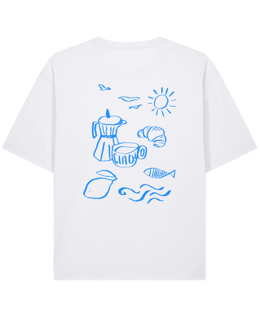 ciao! - Unisex Shirt, weiß