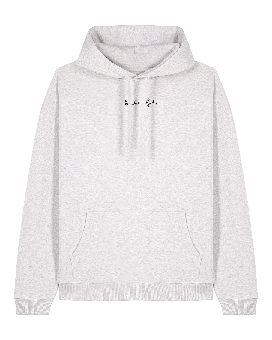 coffee - Unisex Hoodie, hellgrau meliert