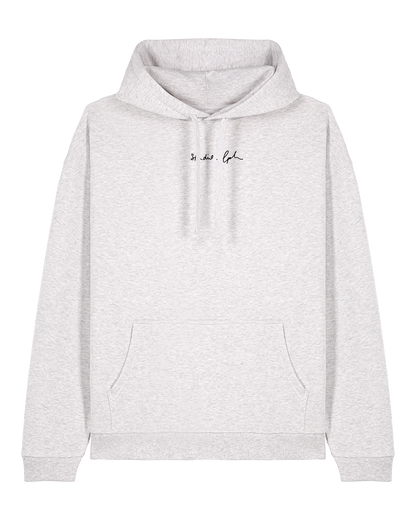coffee - Unisex Hoodie, hellgrau meliert