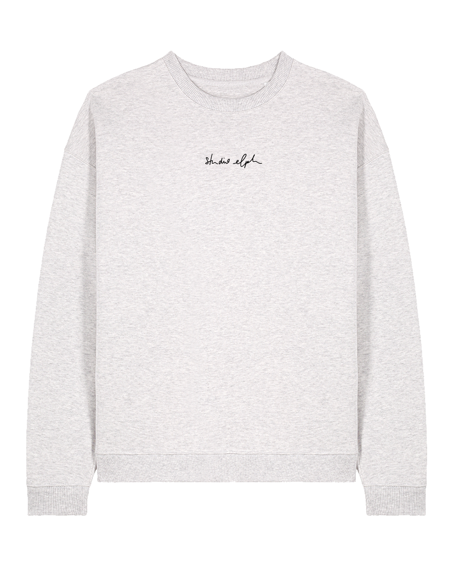 coffee - Unisex Sweater, hellgrau meliert