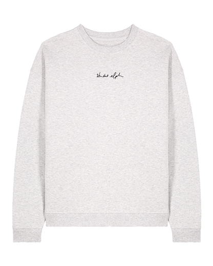 coffee - Unisex Sweater, hellgrau meliert