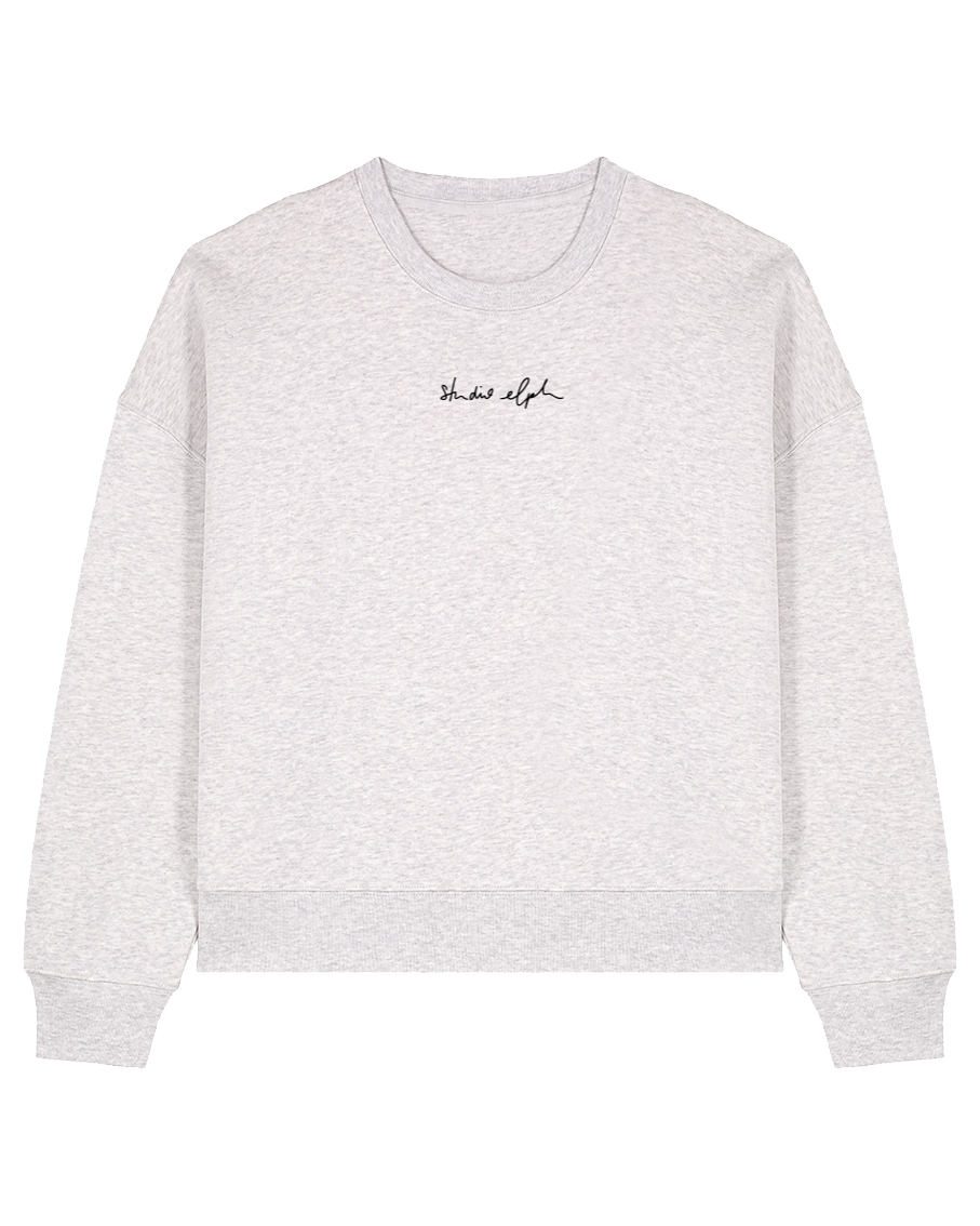 coffee - Women Sweater, hellgrau meliert